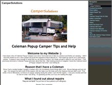 Tablet Screenshot of campersolutions.com